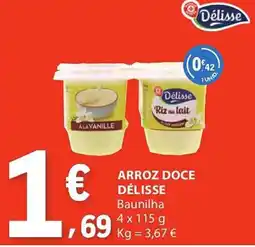 E.Leclerc Arroz doce délisse promoção