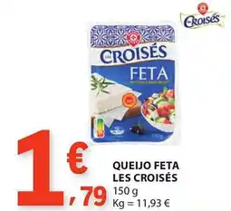 E.Leclerc Queijo feta les croisés promoção