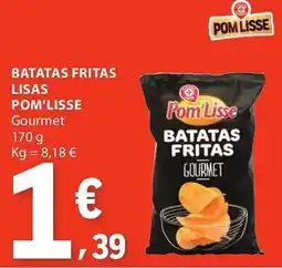 E.Leclerc Batatas fritas lisas pom'lisse gourmet promoção
