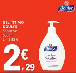 E.Leclerc Gel íntimo doulys sensitive promoção