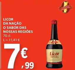 E.Leclerc Licor da nação o sabor das nossas regiões promoção