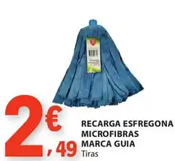 E.Leclerc Recarga esfregona microfibras marca guia promoção