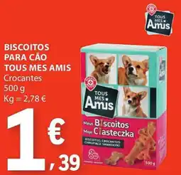 E.Leclerc Biscoitos para cão tous mes amis crocantes promoção