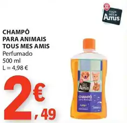E.Leclerc Champô para animais tous mes amis promoção