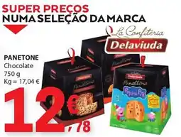E.Leclerc Panetone chocolate La Confiteria Delaviuda promoção