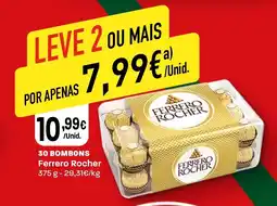 Intermarché 30 BOMBONS Ferrero Rocher promoção