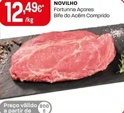 Intermarché NOVILHO Fortunna Açores Bife do Acém Comprido promoção