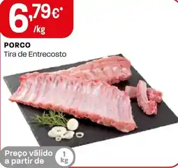 Intermarché PORCO Tira de Entrecosto promoção