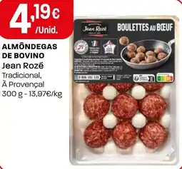 Intermarché Almondegas de bovino jean rozé promoção