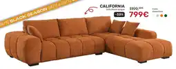 Homy Casa CALIFORNIA Sofá chaise longue promoção