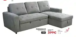Homy Casa FABIANA III Sofá chaise longue promoção