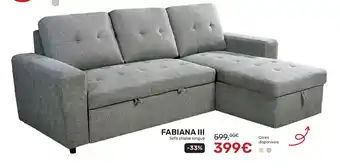 FABIANA III Sofá chaise longue