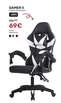 Homy Casa GAMER II Cadeira de escritório promoção