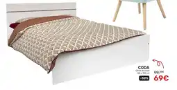Homy Casa CODA Cama de casal 140 x 190 cm promoção