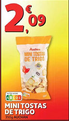 Minipreço Mini tostas de trigo promoção