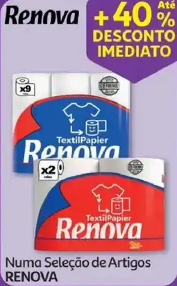 Minipreço Numa Seleção de Artigos RENOVA promoção