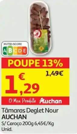 Minipreço Tâmaras Deglet Nour AUCHAN promoção