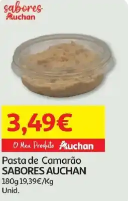 Minipreço Pasta de Camarão SABORES AUCHAN promoção