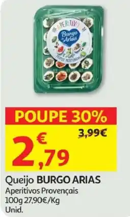 Minipreço Queijo BURGO ARIAS promoção