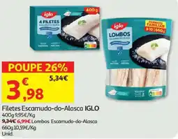 Minipreço Filetes Escamudo-do-Alasca IGLO promoção