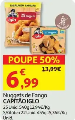 Minipreço Nuggets de Fango CAPITÃO IGLO promoção