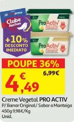 Minipreço Creme Vegetal PRO ACTIV promoção