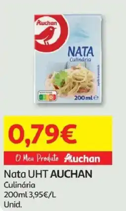 Minipreço Nata UHT AUCHAN Culinária promoção