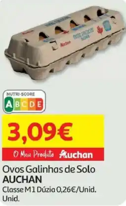 Minipreço Meu Produto Auchan Ovos Galinhas de Solo AUCHAN promoção