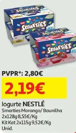 Minipreço logurte NESTLÉ promoção
