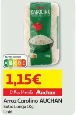 Minipreço Arroz Carolino AUCHAN promoção