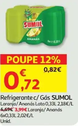Minipreço Refrigerante c/ Gás SUMOL promoção