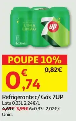 Minipreço Refrigerante c/ Gás 7UP Lata promoção