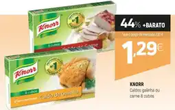 Coviran KNORR Caldos galinha ou carne 8 cubos promoção