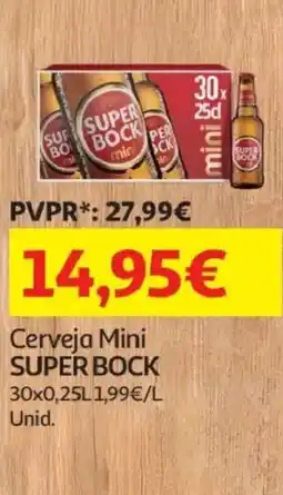 Minipreço Cerveja Mini SUPER BOCK promoção