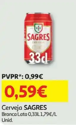 Minipreço Cerveja SAGRES promoção
