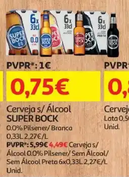 Minipreço Cerveja s/ Álcool SUPER BOCK promoção