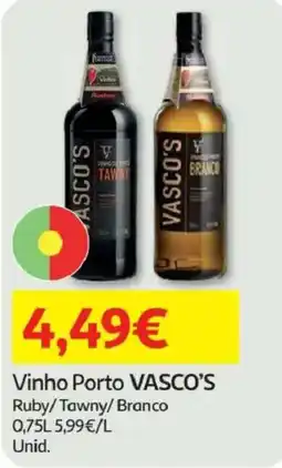 Minipreço Vinho Porto VASCO'S promoção
