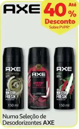 Minipreço Numa Seleção de Desodorizantes AXE promoção