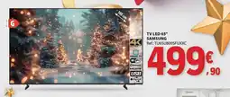 E.Leclerc Tv led 65" SAMSUNG promoção