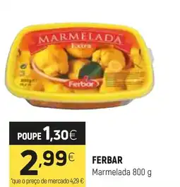 Coviran FERBAR Marmelada promoção