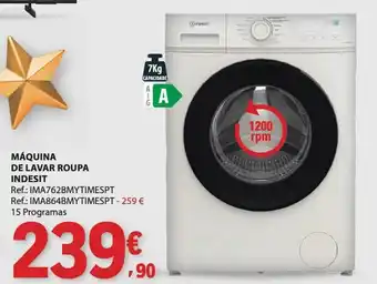 Máquina de lavar roupa indesit