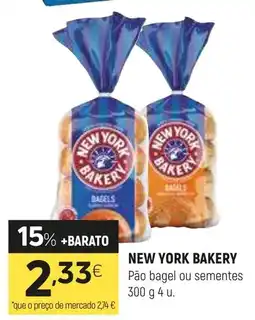 Coviran NEW YORK BAKERY Pão bagel ou sementes promoção