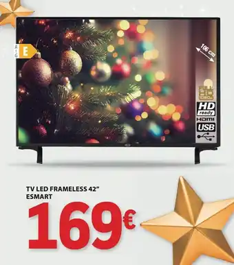 Tv led frameless 42" esmart