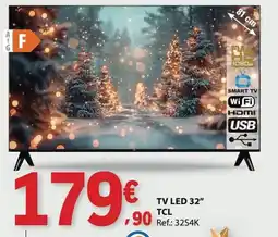 E.Leclerc Tv led 32" tcl promoção