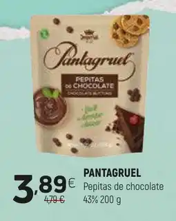 Coviran PANTAGRUEL Pepitas de chocolate 43% promoção