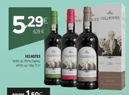 Coviran VELHOTES Vinho do Porto tawny, white ou ruby promoção