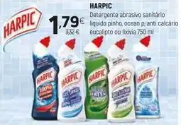 Coviran HARPIC Detergente abrasivo sanitário liquido pinho, ocean p. anti calcário eucalipto ou lixivia promoção