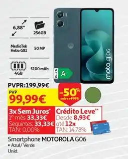 Auchan Smartphone MOTOROLA G06 promoção