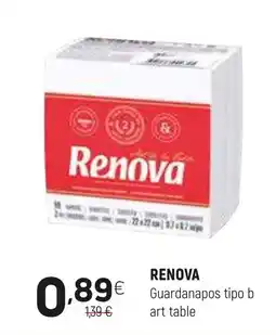 Coviran RENOVA Guardanapos tipo b art table promoção
