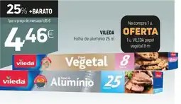 Coviran VILEDA Folha de aluminio 25 m promoção
